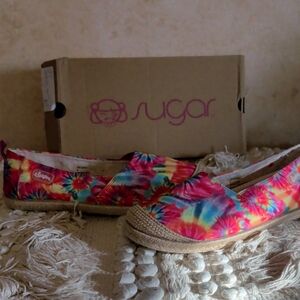 Sugar NIB Tie Dye Slip On 9